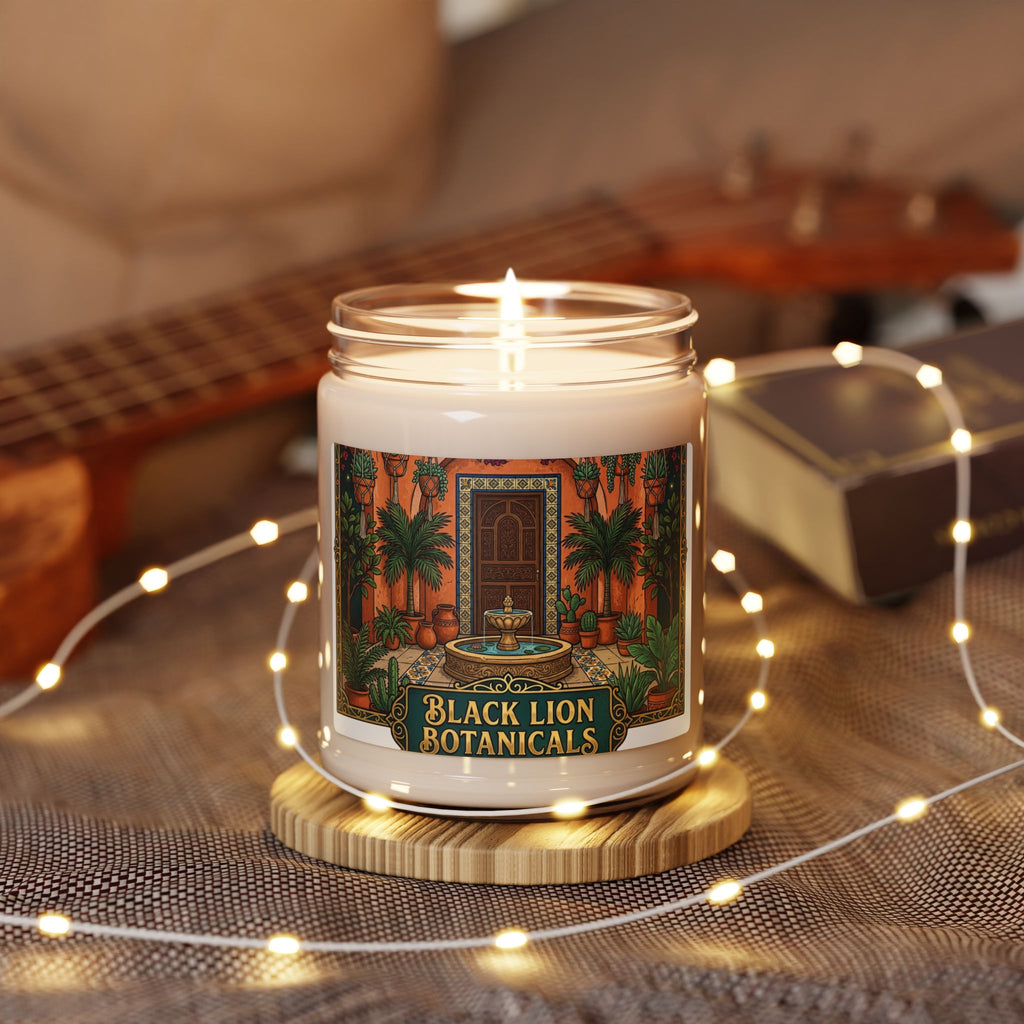 Botanical Luxe Candle — Black Lion Botanicals 9oz Scented Soy Candle