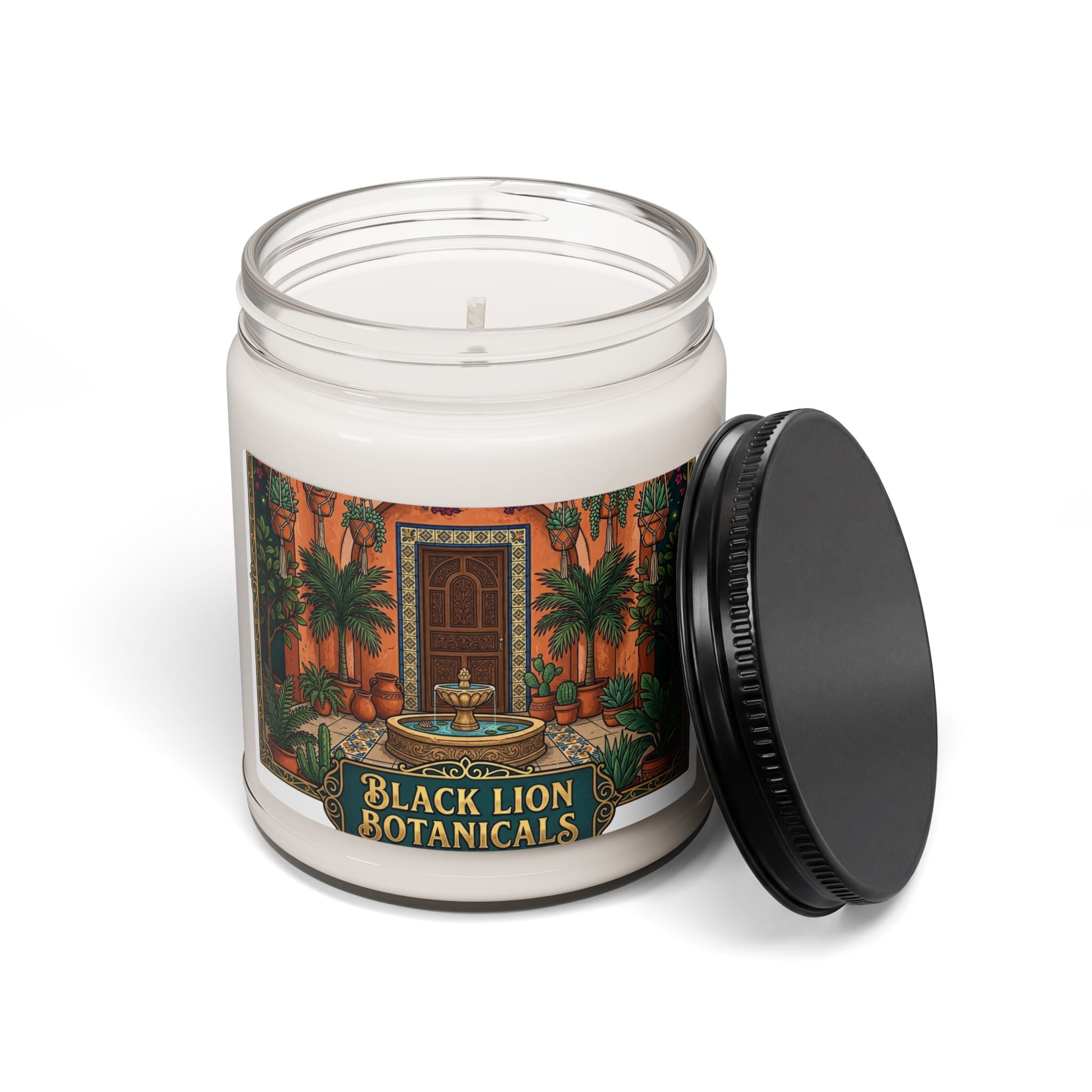 Botanical Luxe Candle — Black Lion Botanicals 9oz Scented Soy Candle