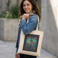 Sea Life Octopus Merfolk Tote Bag | Ocean Illustration Canvas Tote