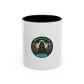 Earth Day Goddess Accent Mug | Floral Forest Illustration