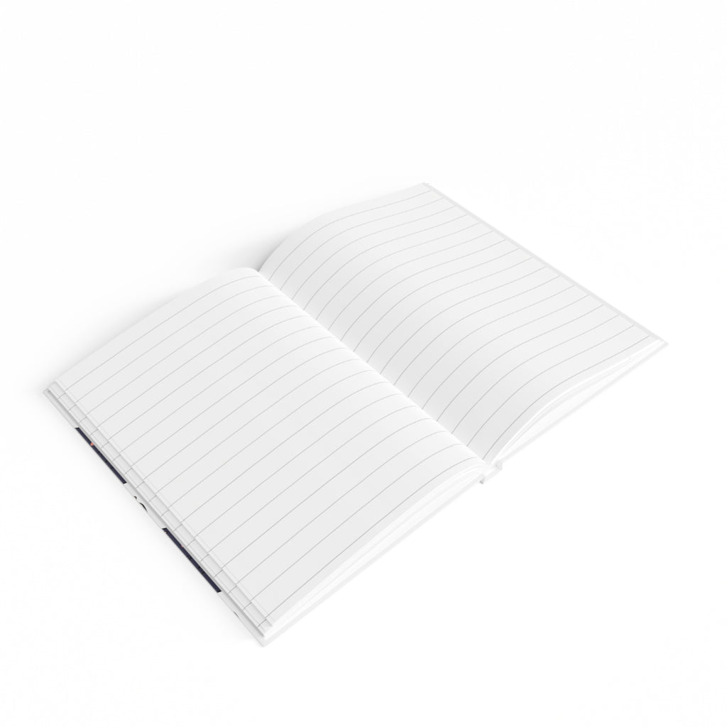 Cat Eating Ramen Journal | Ruled Lined Notebook