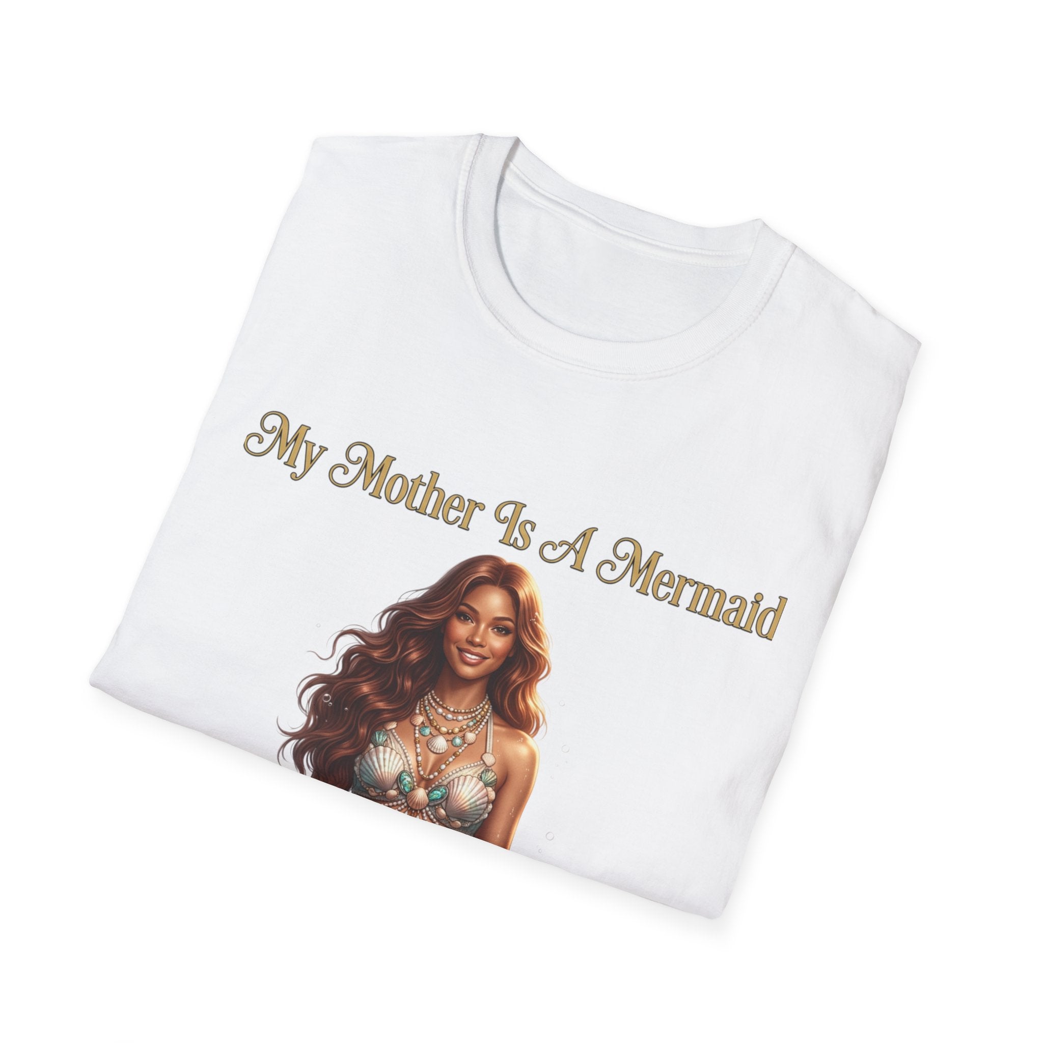 My Mother Is A Mermaid T-Shirt | Mermaid Mom Illustration, Sea Theme