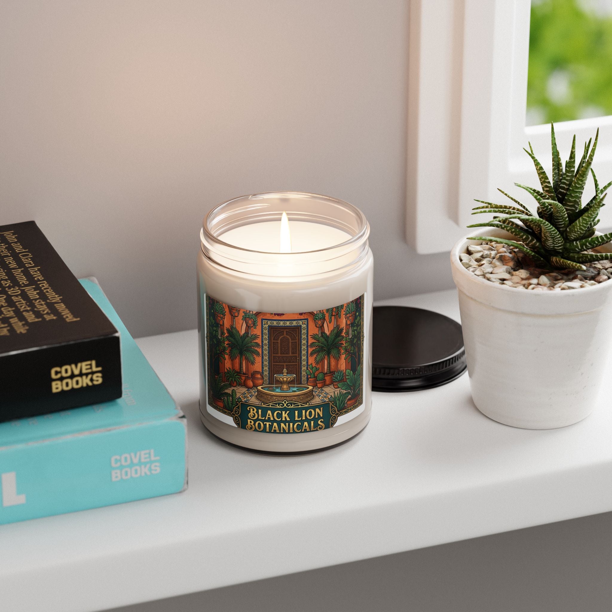 Botanical Luxe Candle — Black Lion Botanicals 9oz Scented Soy Candle