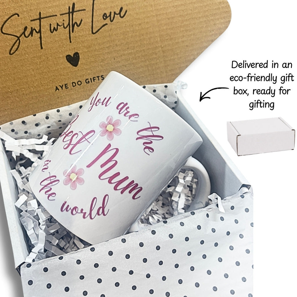 Personalised Happy Mother's Day Pretty Flowers Mug