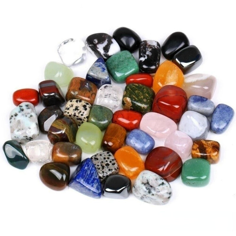 60g Bulk Assorted Mixed Tumbled Stone  image 0