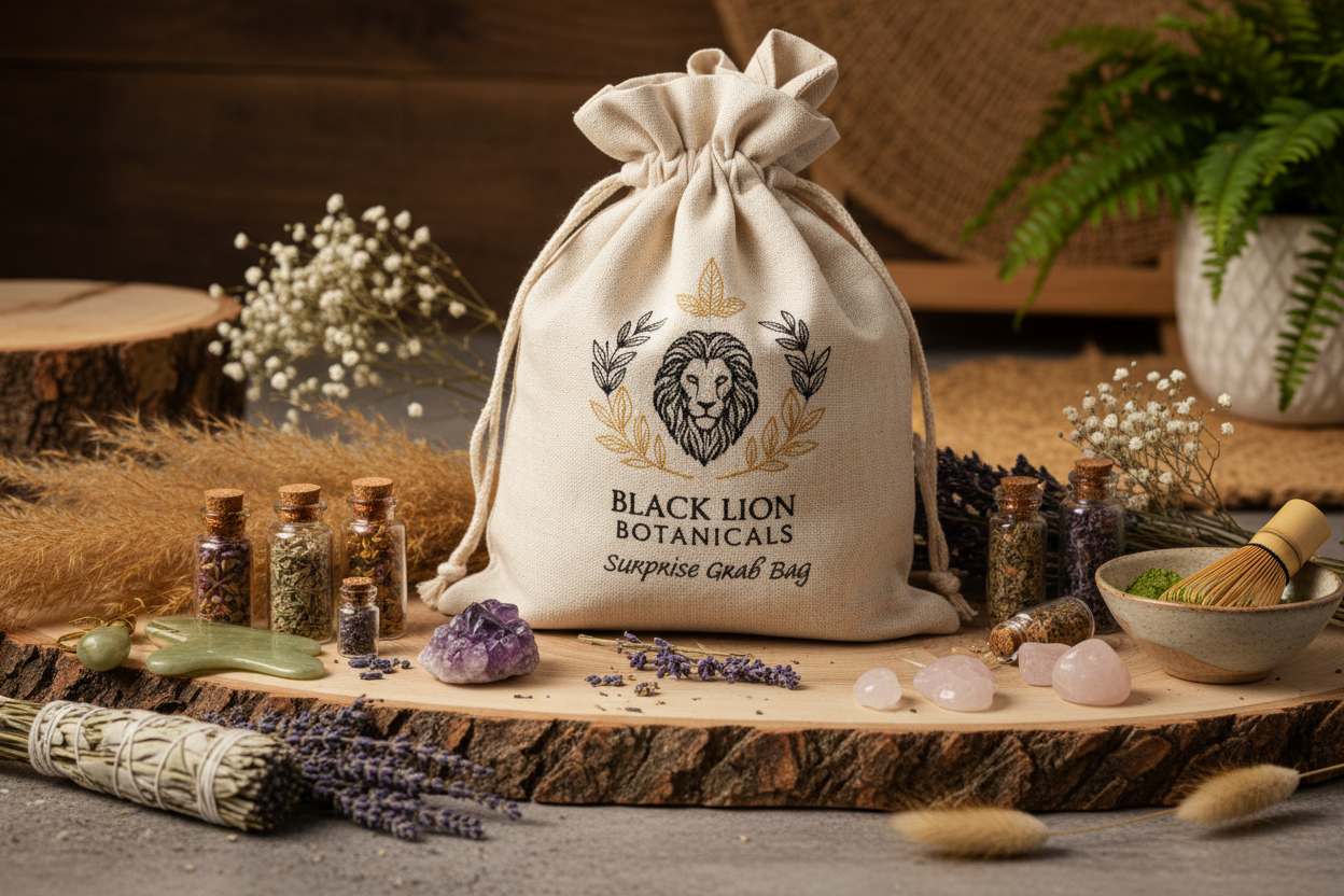Black Lion Botanicals Surprise Grab Bag: Your Spiritual Mystery Awaits! 🌟