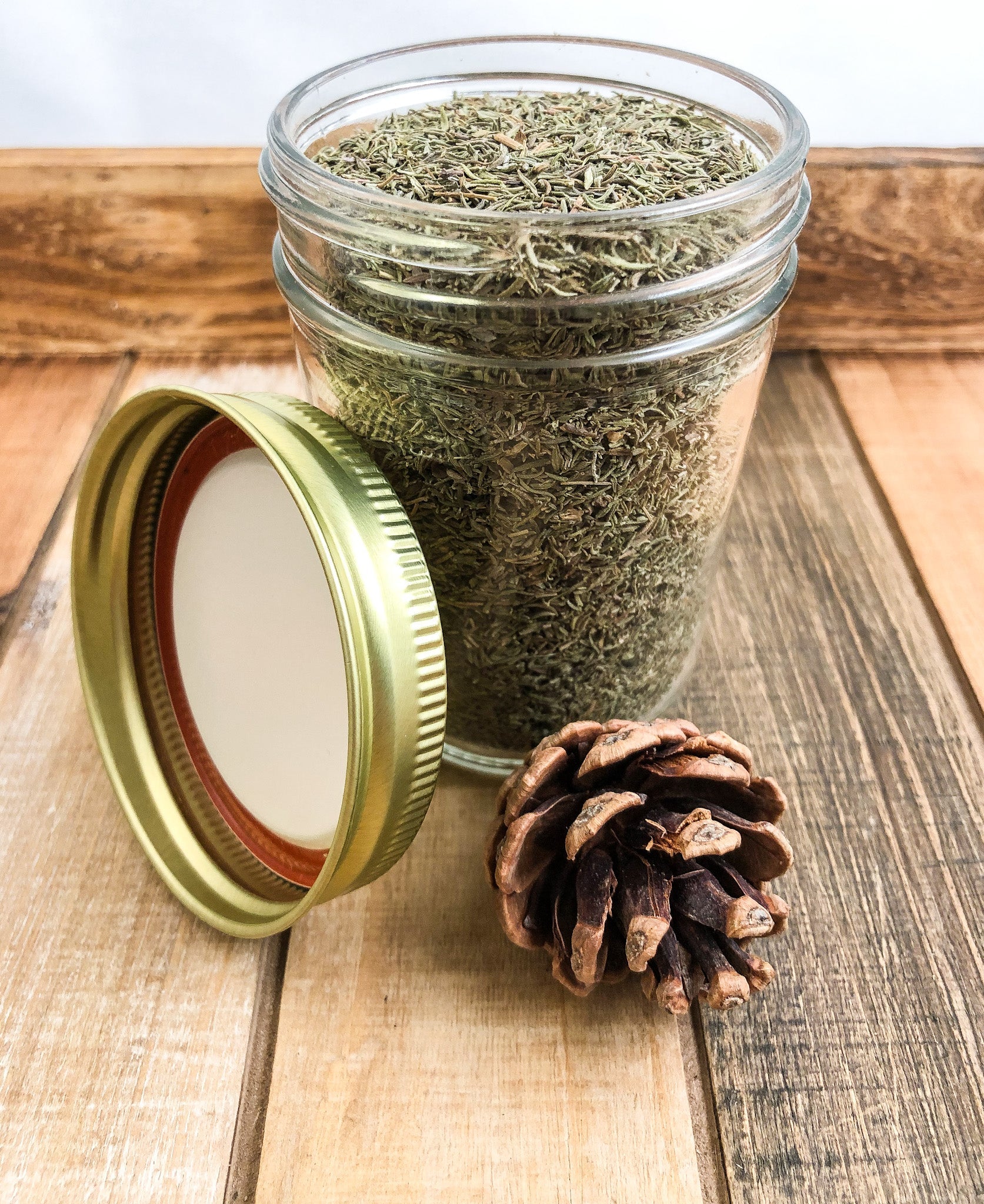 Dried Herbs Small Jars